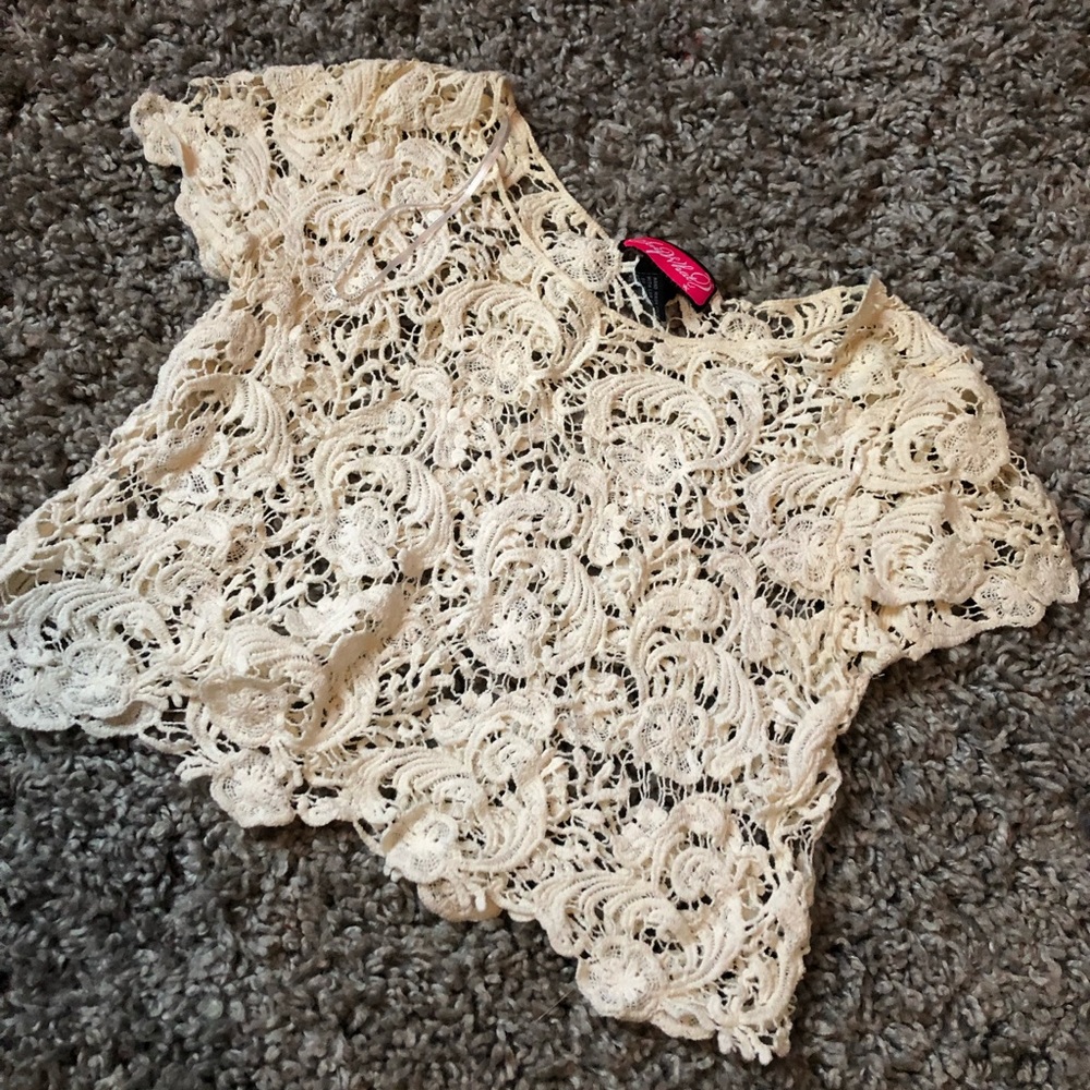XS knitted crop tee